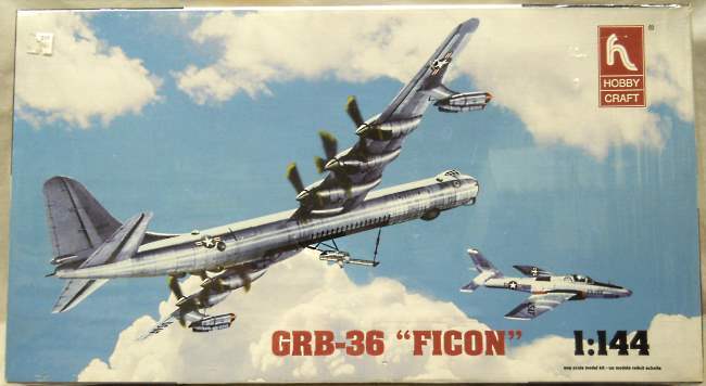 Hobby Craft 1/144 Convair GRB-36 FICON - With F-84 and XF-85 Goblin, HC1273 plastic model kit